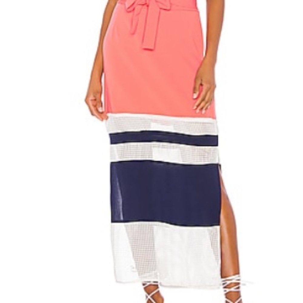 Flagpole Badine midi skirt - flamingo